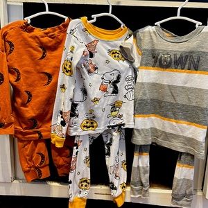 3T Boys Halloween Pajama lot